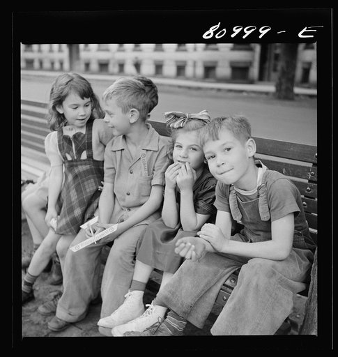 Children of the mill workers of Holyoke, Massachusetts