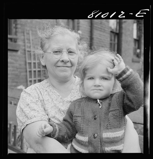 This girl's mother is Lithuanian and her father is Polish. Workers' section of Holyoke, Massachusetts