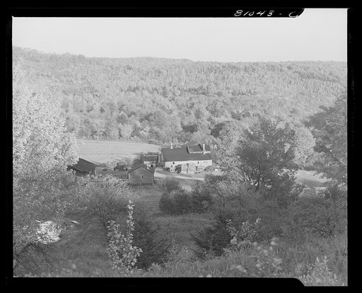 Massachusetts. One of the few remaining farms in the Savoy Mountains area of the Berkshires