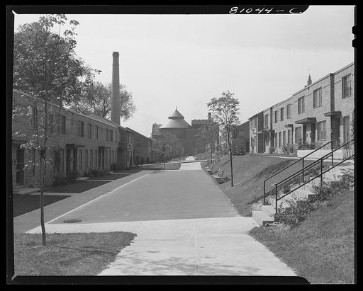 FHA (Federal Housing Administration) low income housing project, Holyoke, Massachusetts