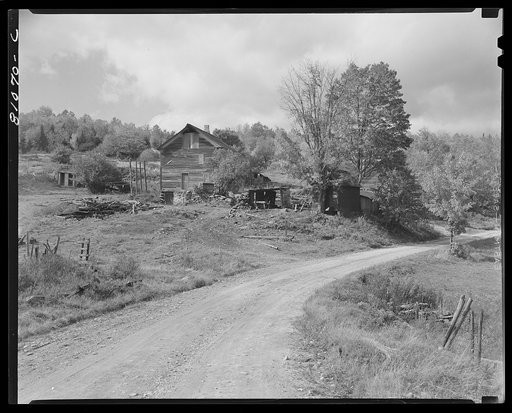 Deserted farm house in the Savoy Mountains in Massachusetts