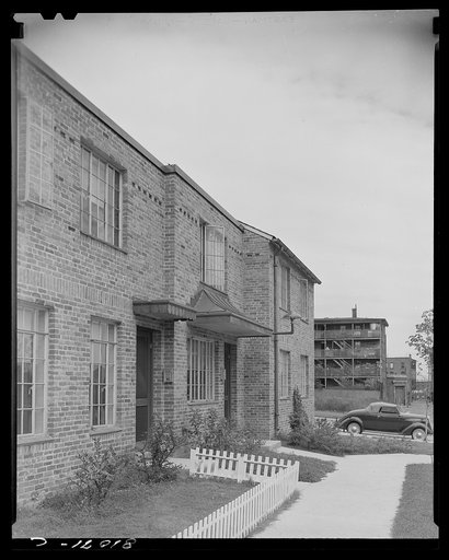 Holyoke, Massachusetts. The low income housing project of the FHA (Federal Housing Association) in the Berkshire Mountains