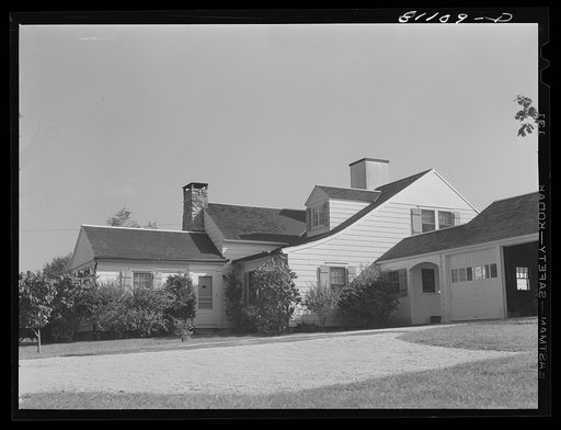 Untitled photo, possibly related to: Home of advertising executive in Westport, Connecticut who commutes every day to New York by train. At Westport, Connecticut