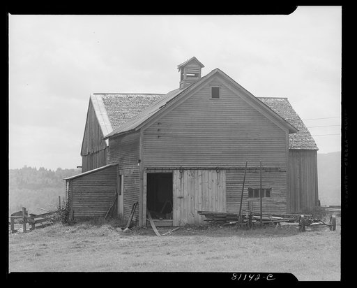 A farm in the Savoy Mountain area of the Berksire Mountains, Massachusetts