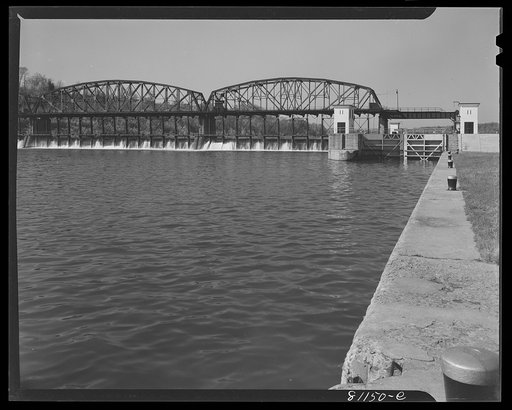 Lock Eleven on the Erie Canal at Amsterdam, New York