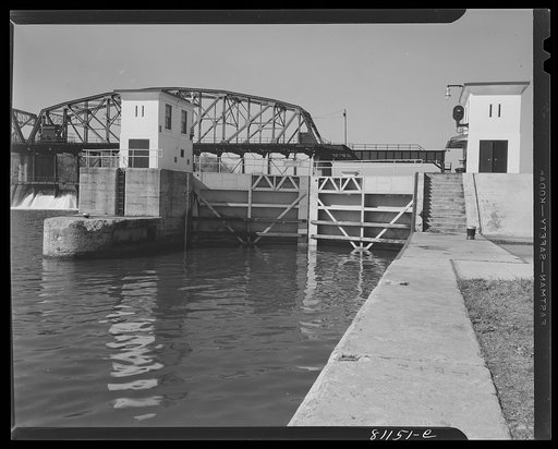 Lock Eleven on the Erie Canal at Amsterdam, New York