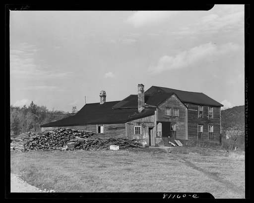 Massachusetts homestead in the Savoy Mountains area of the Berkshires