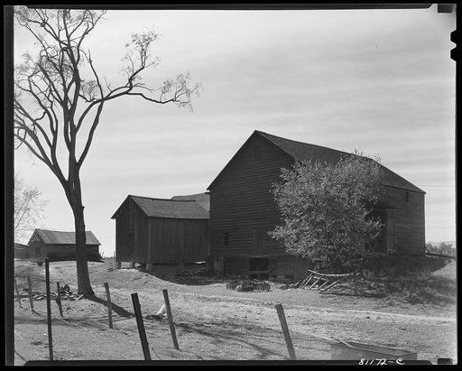 Coxsackie (vicinity), New York. A building on the Mambert farm