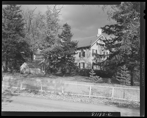 Hudson River Valley, New York. A farm built in the early eighties by a wealthy landholder on the Hudson River