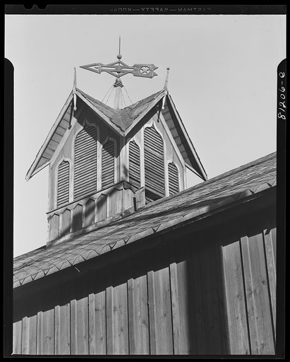 Cupola on barn near Elmira, New York