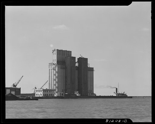 Untitled photo, possibly related to: Oswego, New York. The harbor
