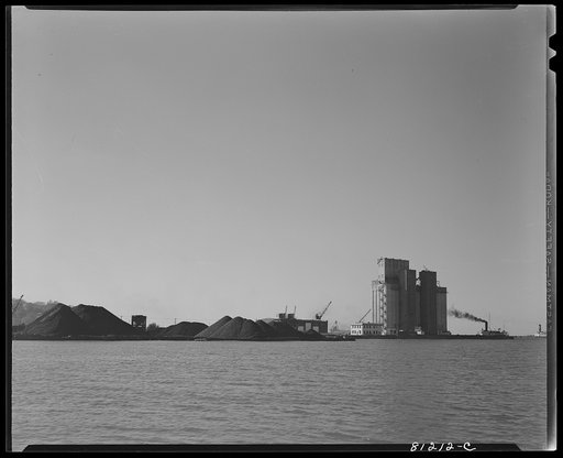 Untitled photo, possibly related to: Oswego, New York. The harbor