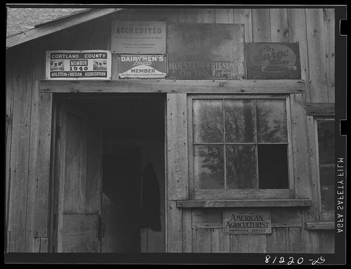 Barn door near Cortland, New York