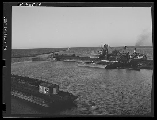 Oswego, New York. The harbor