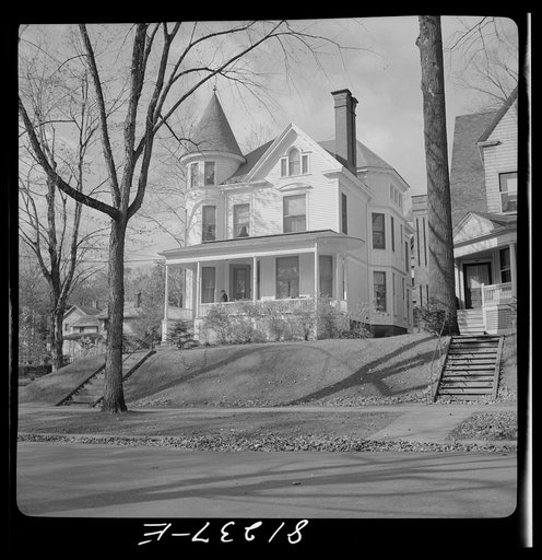 House in the old residential district at Little Falls, New York