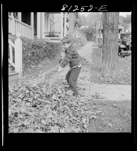 Fall activity. Little Falls, New York