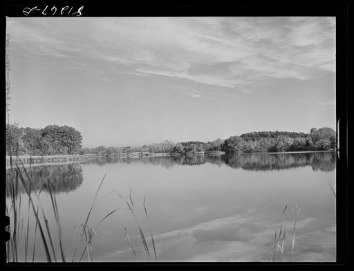 Oswego River and Erie barge canal. New York