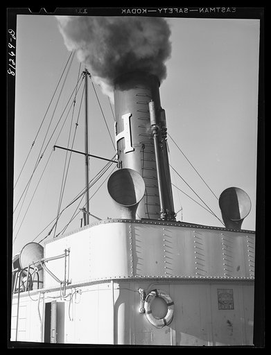Untitled photo, possibly related to: This vessel's port of registry is Wilmington, Delaware, but she never plies further seaward than the Great Lakes. Grain ship, port of Oswego, New York