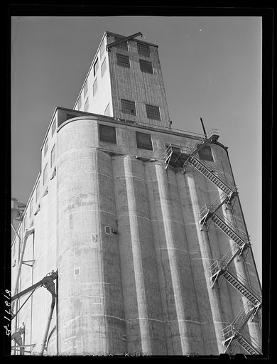 Grain elevators. Oswego, New York