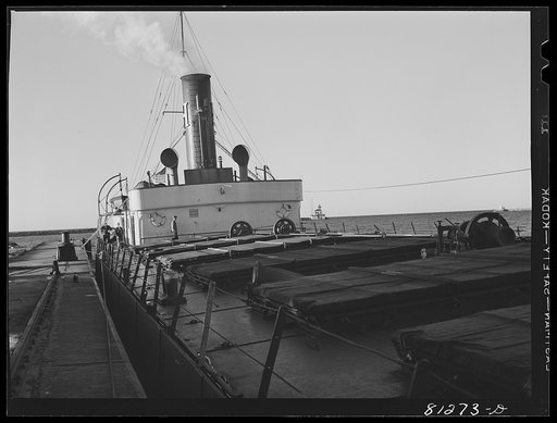 Untitled photo, possibly related to: This vessel's port of registry is Wilmington, Delaware, but she never plies further seaward than the Great Lakes. Grain ship, port of Oswego, New York
