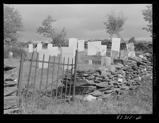 Many farmers have moved away from the Berkshire Highlands, but their graveyards remain, dating back to the eighteenth century. Massachusetts