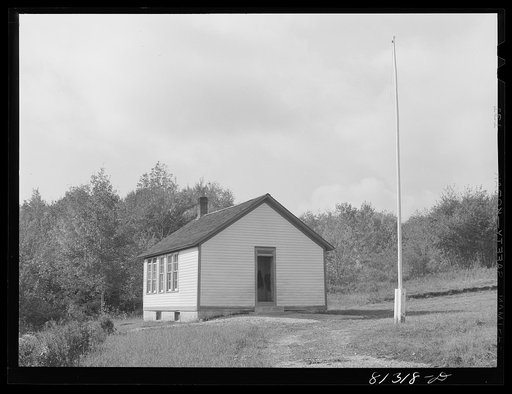 Schoolhouse in the Savoy Mountains, Massachusetts