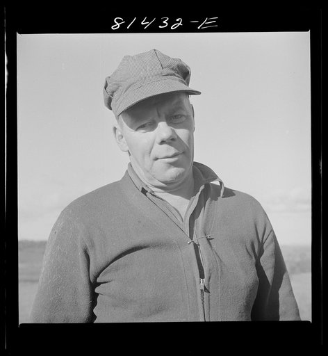 Untitled photo, possibly related to: The Daxtater dairy farm near Little Falls, New York