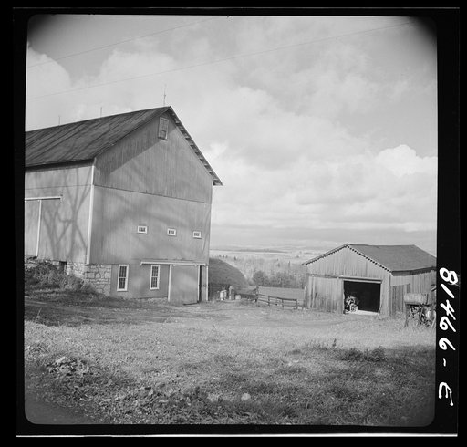 Finger Lake country, New York. A barn