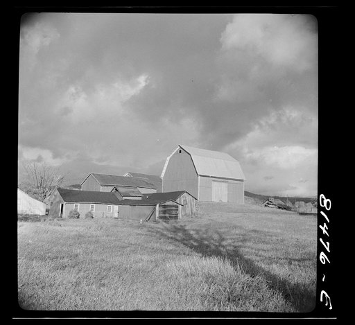 Barn in the Finger Lake country, New York