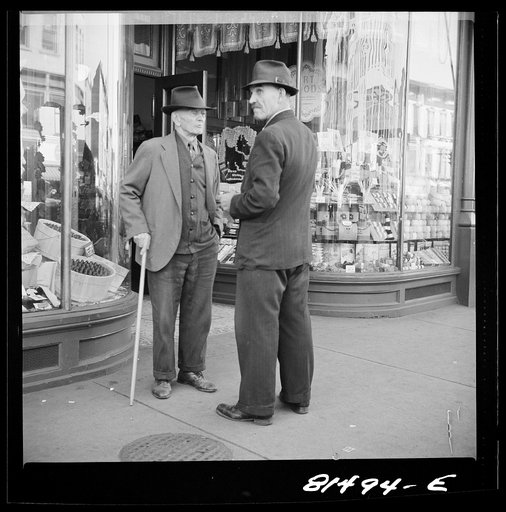 Shoppers. Amsterdam, New York