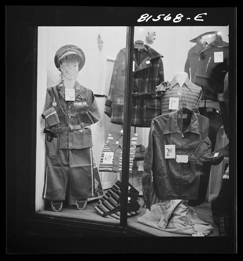 Window in Amsterdam store, New York