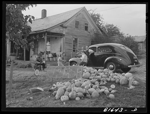 Farmers along the Mohawk Trail depend on the tourist for much of their profit. Massachusetts