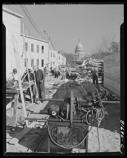 Washington, D.C. Construction work to provide emergency defense office space