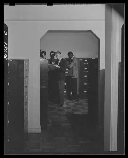 Washington apartment house turned into office space for the Foreign Function Bureau. Washington, D.C.