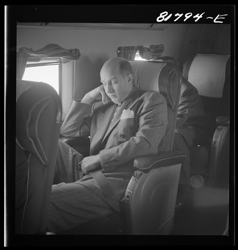Untitled photo, possibly related to: Aboard United airliner enroute from San Francisco to New York