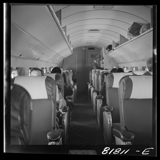 Untitled photo, possibly related to: Aboard United airliner enroute from San Francisco to New York