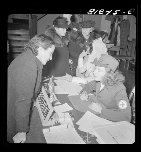 Red Cross headquarters. San Francisco, California