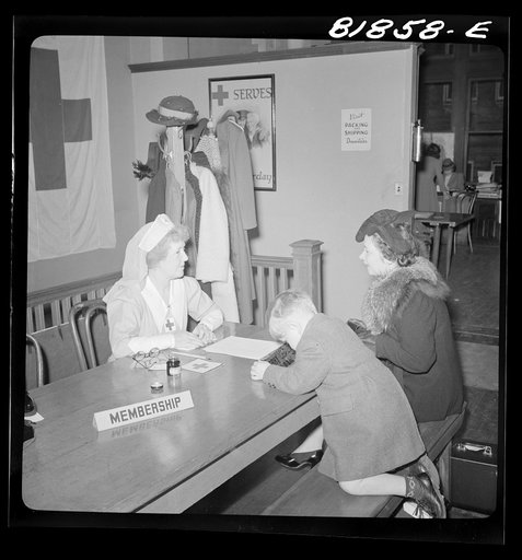 Red Cross headquarters. San Francisco, California
