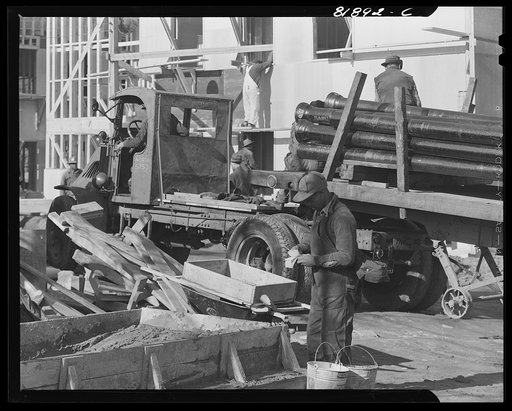 Emergency defense office construction work. Washington, D.C.
