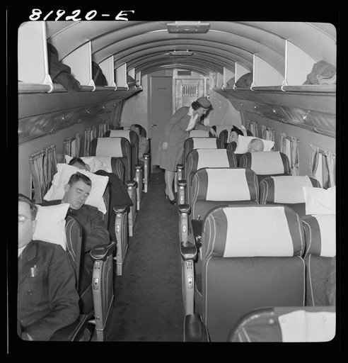 Aboard United airliner enroute from San Francisco to New York