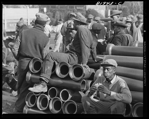 Washington, D.C. Lunchtime on emergency defense office construction job