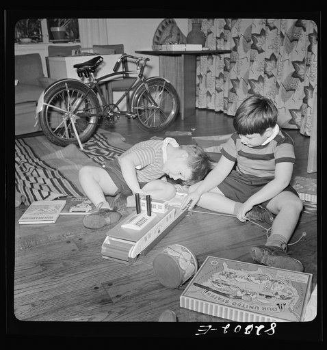Untitled photo, possibly related to: Christmas in the home of a government executive in Virginia