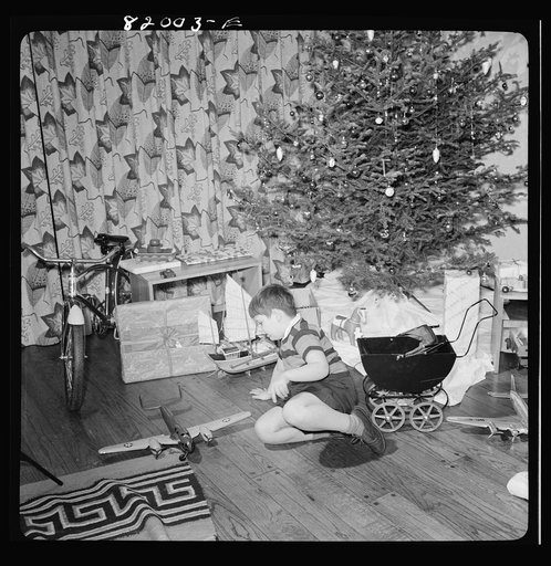 Christmas in the home of a government executive. Virginia