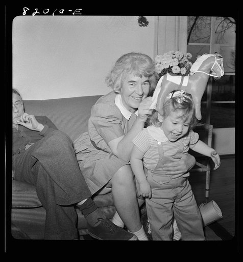 Untitled photo, possibly related to: Christmas in the home of a government executive, Virginia