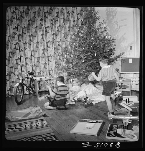 Untitled photo, possibly related to: Christmas in the home of a government executive, Virginia