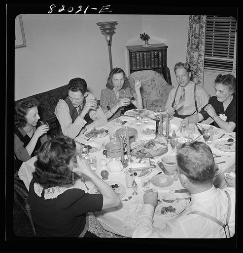 Washington, D.C. Christmas in a home