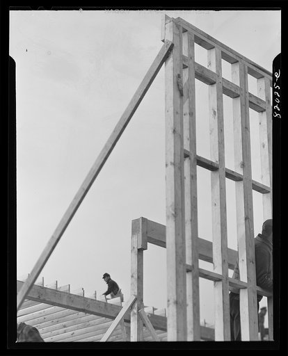Untitled photo, possibly related to: Emergency defense office construction work. Washington, D.C.