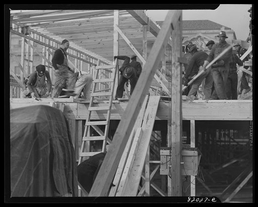 Emergency defense office construction work. Washington, D.C.