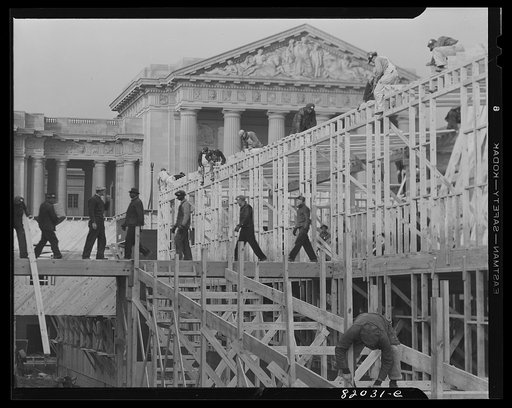 Emergency defense office construction work. Washington, D.C.