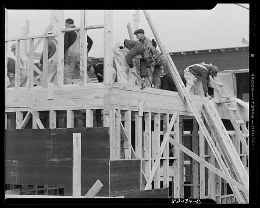 Emergency defense office construction work. Washington, D.C.